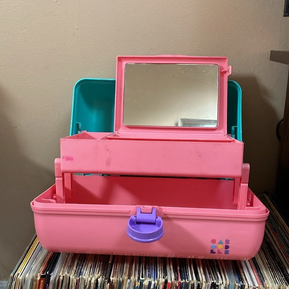 VTG Retro Caboodle Caboodles Make Up Storage Case Organizer Travel